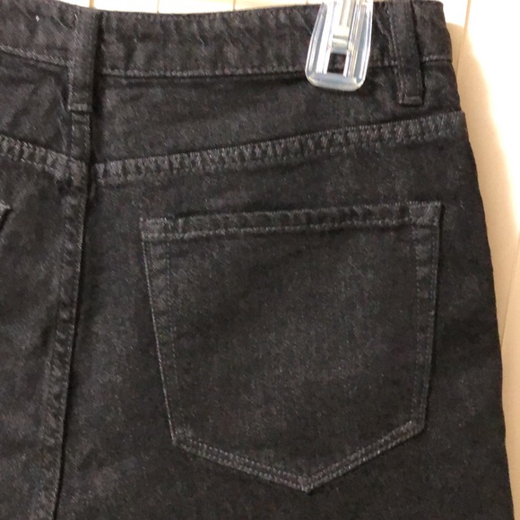 NATURE DENIM High Waist Cuffed Dark Wash Shorts M - Picture 6 of 11